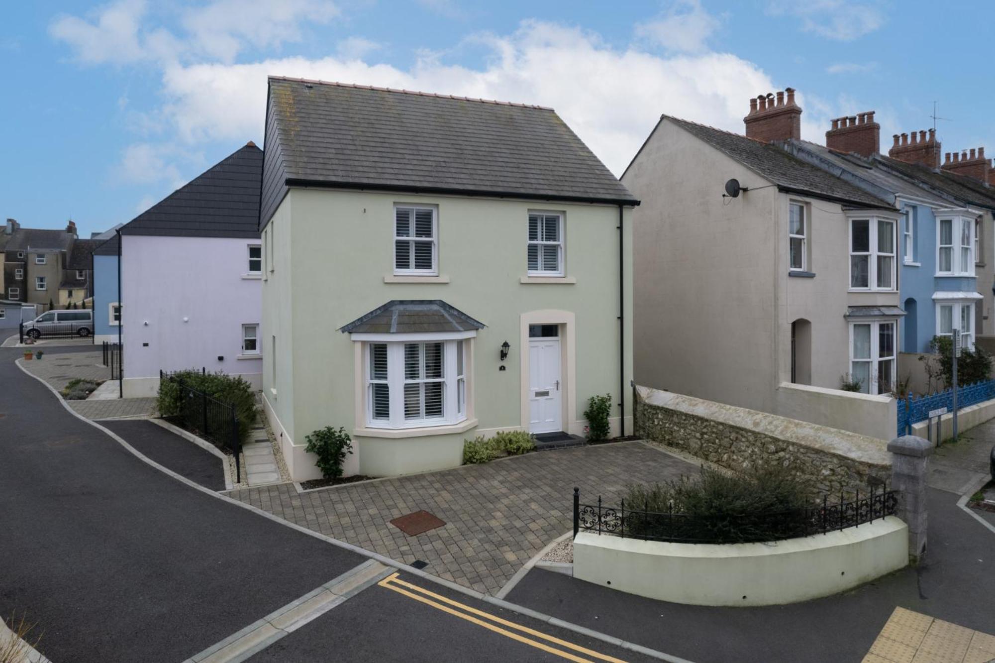 Cottage Mews - Seaside Cottage Parking Terrace Tenby Zewnętrze zdjęcie